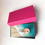 あこや真珠と曲げわっぱのネックレス