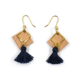 【限定1点】曲げわっぱのピアス